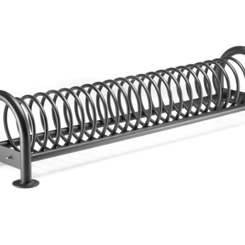 De rijwielrekken uit deze serie bewijzen dat Design fietsparkeren niet altijd duur hoeft te zijn. Daarnaast zijn deze fietsrekken ook in rvs leverbaar.